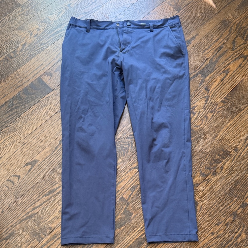 Rhone Men's Navy Blue Dress Pants